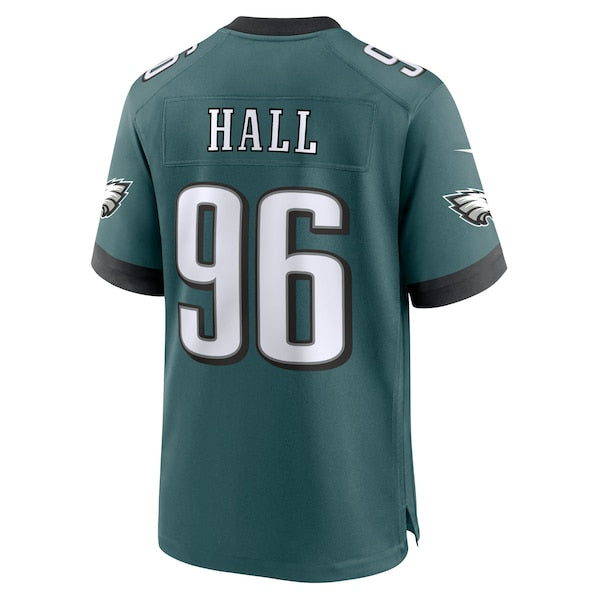 Gabe Hall Philadelphia Eagles Nike Team Game Jersey - Midnight Green - Image 3