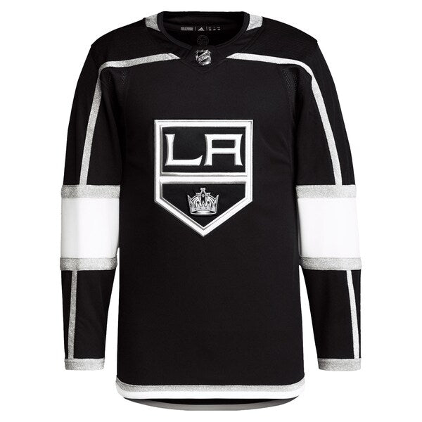 Los Angeles Kings adidas Men's Home Primegreen Authentic Blank Jersey - Black - Image 2