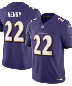 Alternative view of Derrick Henry Baltimore Ravens Nike Vapor F.U.S.E. Limited Jersey - Purple/Black
