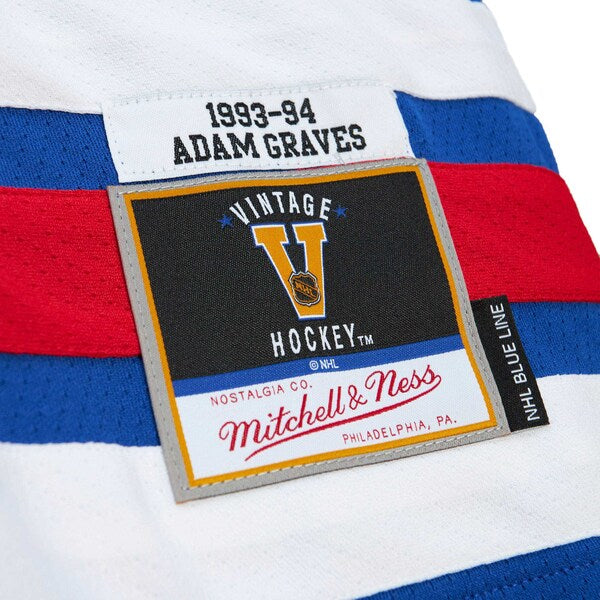 Adam Graves New York Rangers 1993/94 Blue Line Player Jersey - Royal - Image 5