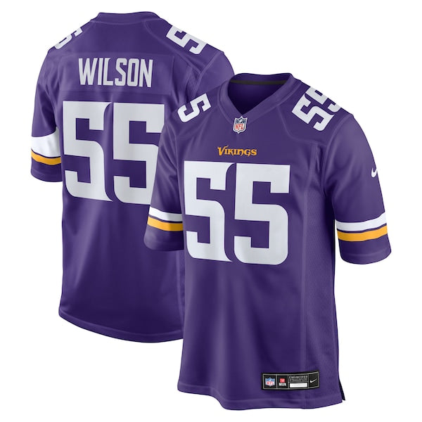 Eric Wilson Minnesota Vikings Nike Team Game Jersey - Purple