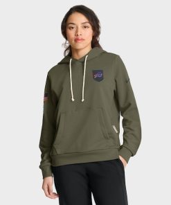 Buffalo Bills Nike Women's 2025 Salute to Service Sideline Standard Issue Dri-FIT Hoodie - Olive