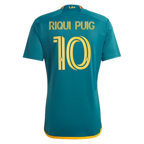Riqui Puig LA Galaxy adidas 2024 LA Kit Replica Player Jersey - Green/White - Image 4