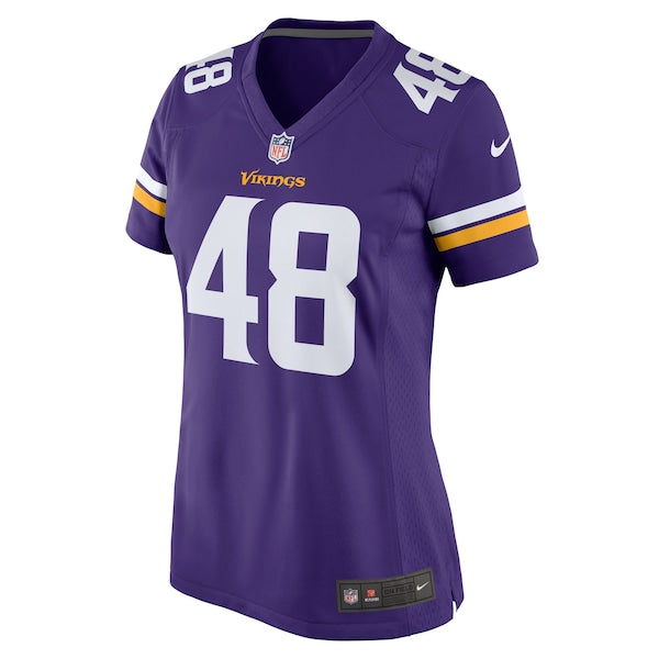 Quincy Roche Minnesota Vikings Nike Women's Team Game Jersey - Purple - Image 2