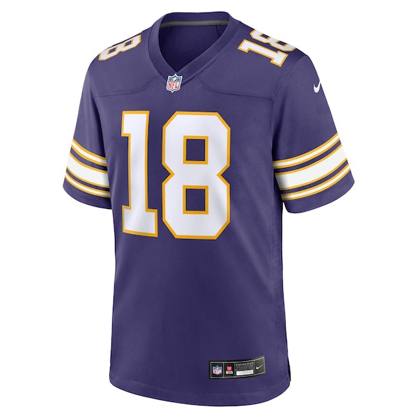 Justin Jefferson Minnesota Vikings Nike Classic Player Game Jersey - Purple - Image 2