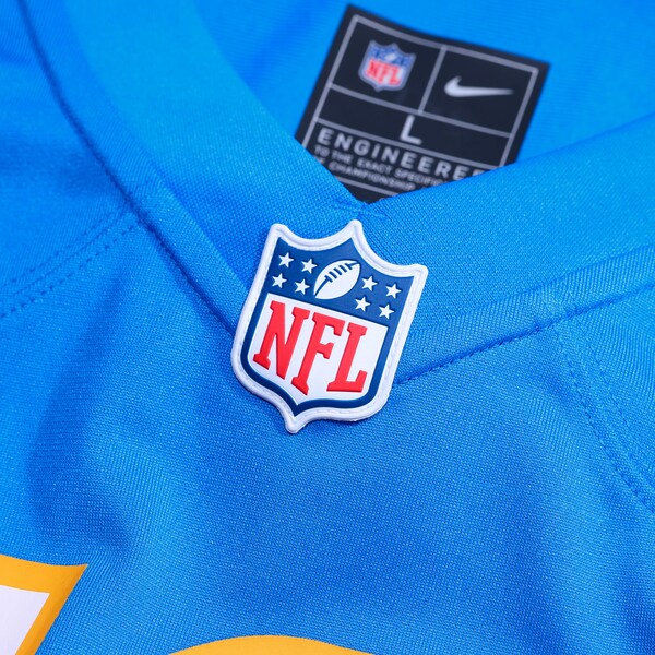 Mekhi Becton Los Angeles Chargers Nike Team Game Jersey - Powder Blue - Image 5