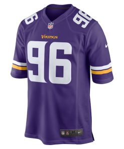 Alternative view of Michael Dogbe Minnesota Vikings Nike Team Game Jersey -  Purple