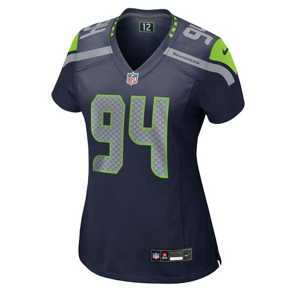 Mike Morris Seattle Seahawks Nike Women's Team Game Jersey - College Navy/Navy - Image 3