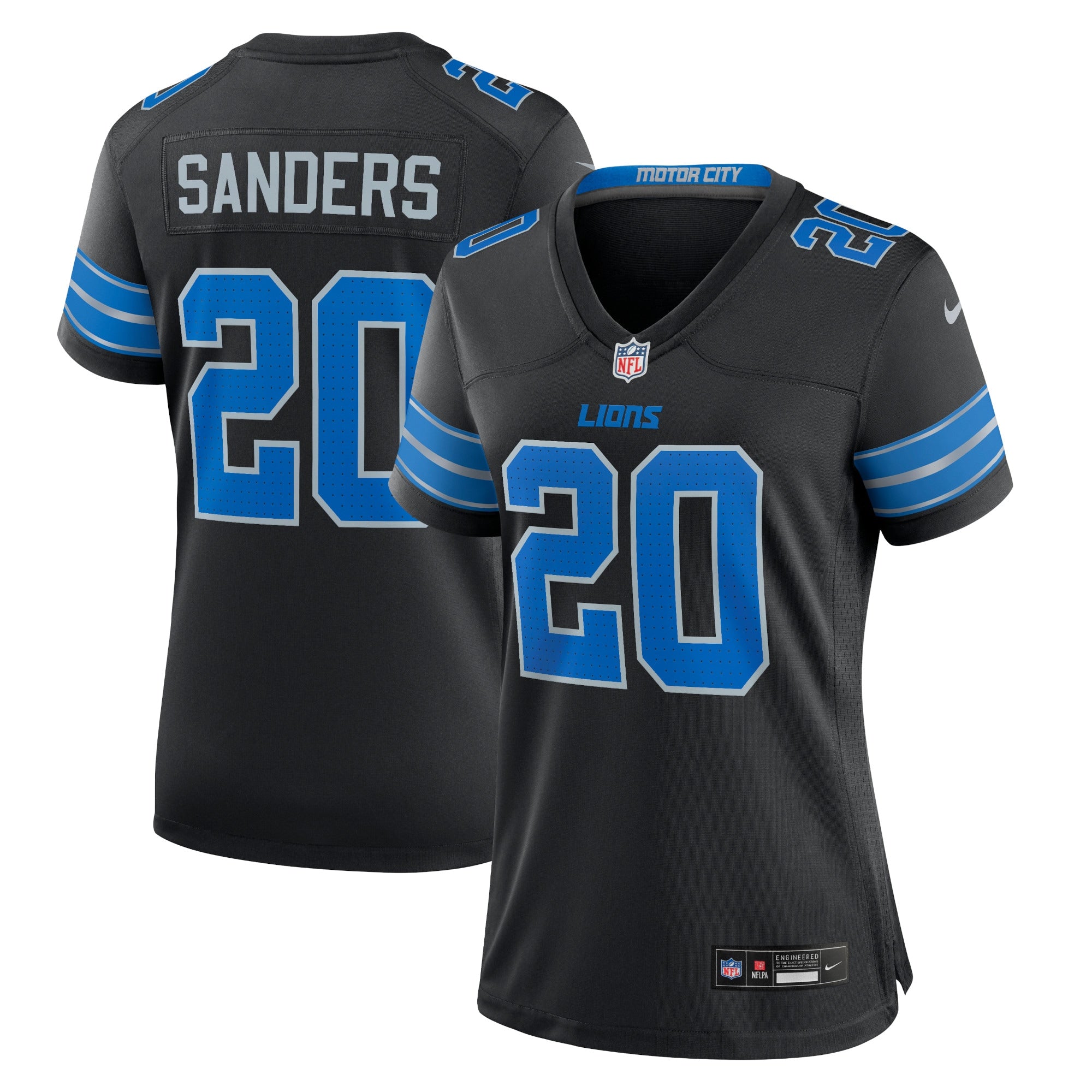 Barry Sanders Detroit Lions Nike Women's Retired Player Game Jersey - Blue - Image 5