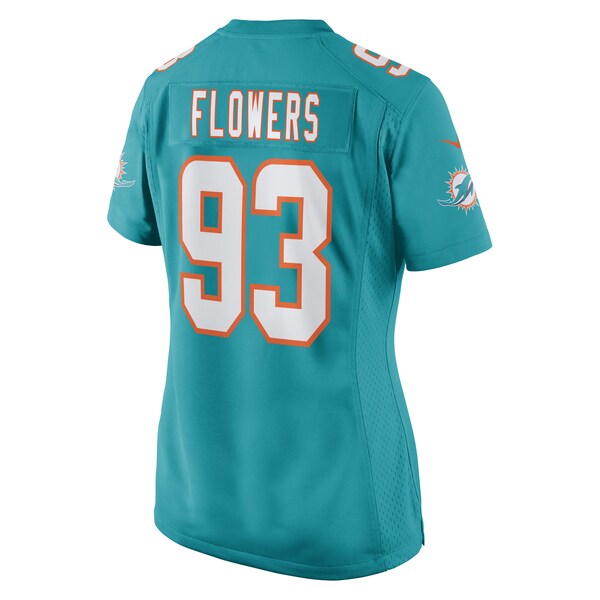 Trey Flowers Miami Dolphins Nike Women's Game Player Jersey - Aqua - Image 3