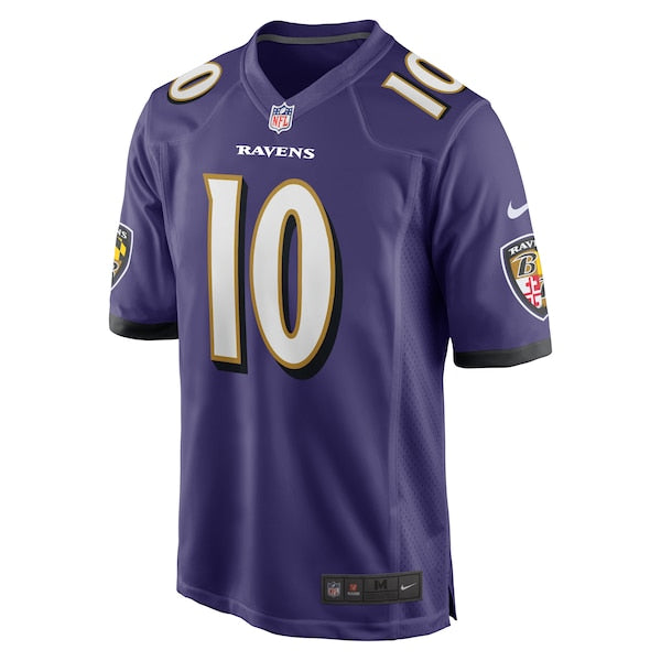 Arthur Maulet Baltimore Ravens Nike Game Jersey - Purple - Image 2