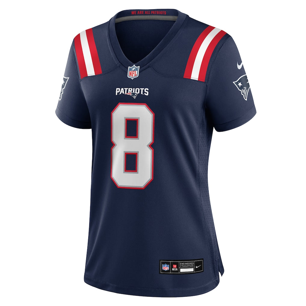 Stefon Diggs New England Patriots Nike Women's Game Jersey - Navy - Image 3