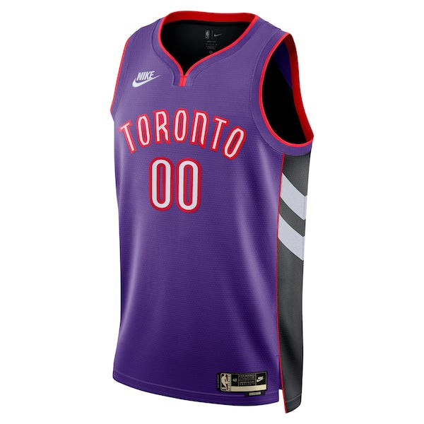 Toronto Raptors Nike Unisex Adult Swingman Custom Jersey - Classic Edition - Purple - Image 2