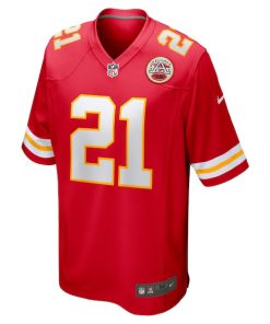 Alternative view of Jaden Hicks Kansas City Chiefs Nike  Game Jersey -  Red