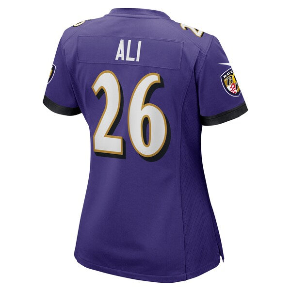 Rasheen Ali Baltimore Ravens Nike Women's Game Jersey - Purple - Image 3