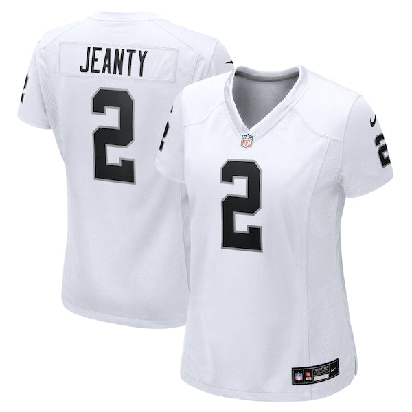 Ashton Jeanty Las Vegas Raiders Nike Women's Game Jersey - White/Black