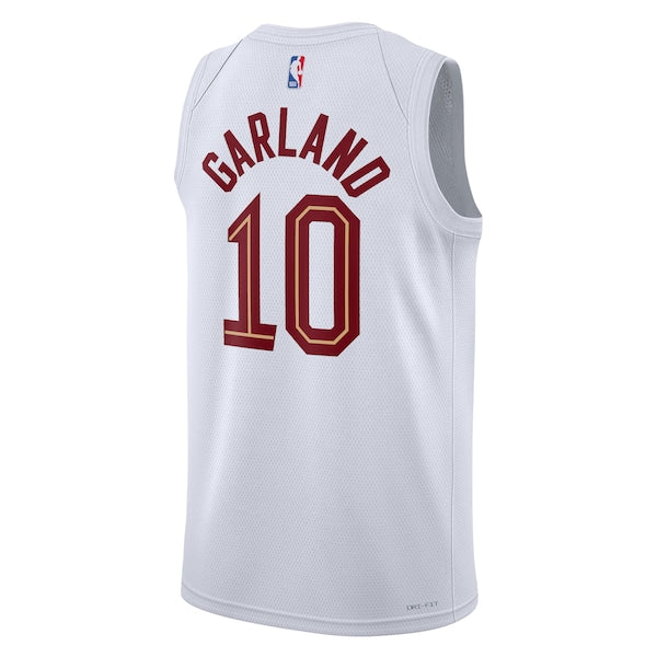 Darius Garland Cleveland Cavaliers Nike Unisex Swingman Jersey - Association Edition - White/Wine - Image 4