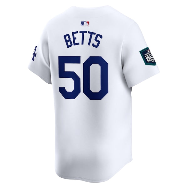 Mookie Betts Los Angeles Dodgers Nike 2024 MLB World Tour Seoul Series Home Limited Player Jersey - White - Image 3