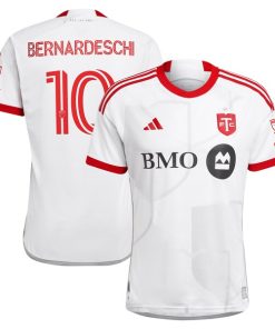 Federico Bernardeschi Toronto FC adidas 2024 GTA Kit Authentic Player Jersey?¨C White
