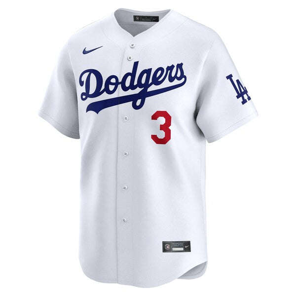 Chris Taylor Los Angeles Dodgers Nike Home Limited Player Jersey - White - Image 2