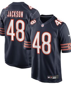 D'Marco Jackson Chicago Bears Nike Team Game Jersey -  Navy