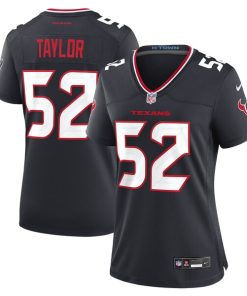 Darrell Taylor Houston Texans Nike Women's Team Game Jersey - Navy