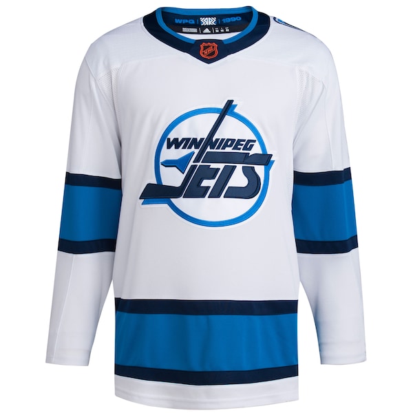 Winnipeg Jets adidas Reverse Retro 2.0 Authentic Blank Jersey - White - Image 2