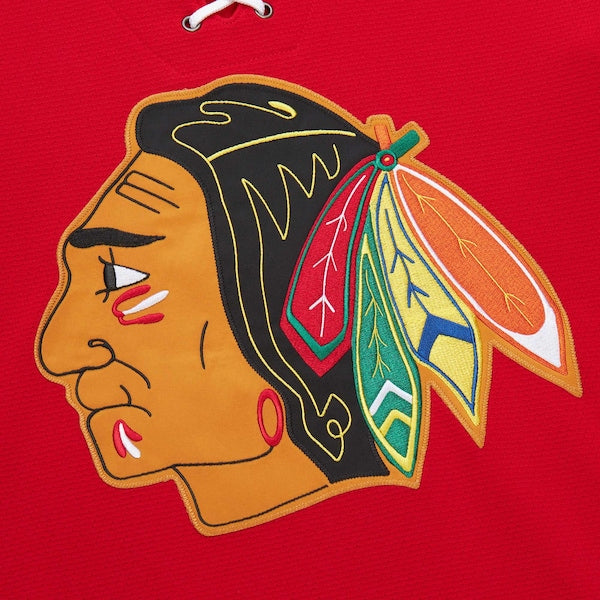 Bobby Hull Chicago Blackhawks 1960-61 Power Play Jersey - Scarlet - Image 6