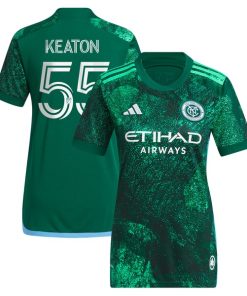 Keaton Parks New York City FC adidas Women's 2024 The Parks Replica Player Jersey - Green