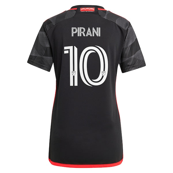 Gabriel Pirani D.C. United adidas Women's 2024 The Icon Kit Replica Player Jersey?ยจC Black - Image 3