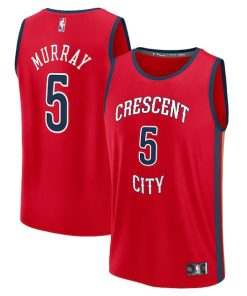 Dejounte Murray New Orleans Pelicans  Fast Break Replica Player Jersey - Statement Edition - Red