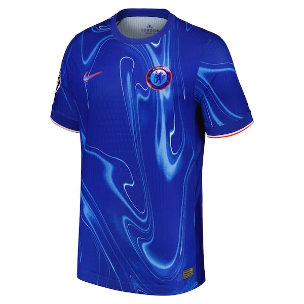 Chelsea Nike 2024/25 Home Authentic Patch Jersey - Blue - Image 2
