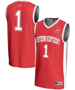 Alternative view of #1  Western Kentucky Hilltoppers GameDay Greats  Lightweight Basketball Jersey - Red/White/Black