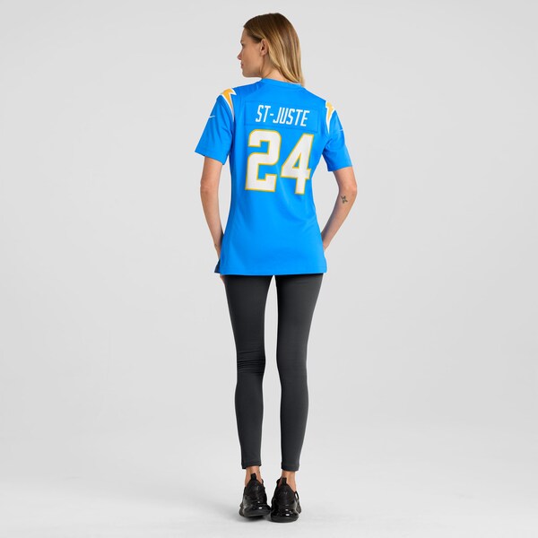 Benjamin St-Juste Los Angeles Chargers Nike Women's Team Game Jersey - Powder Blue - Image 6