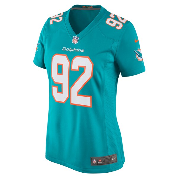 Zach Sieler Miami Dolphins Nike Women's Game Jersey - Aqua - Image 2