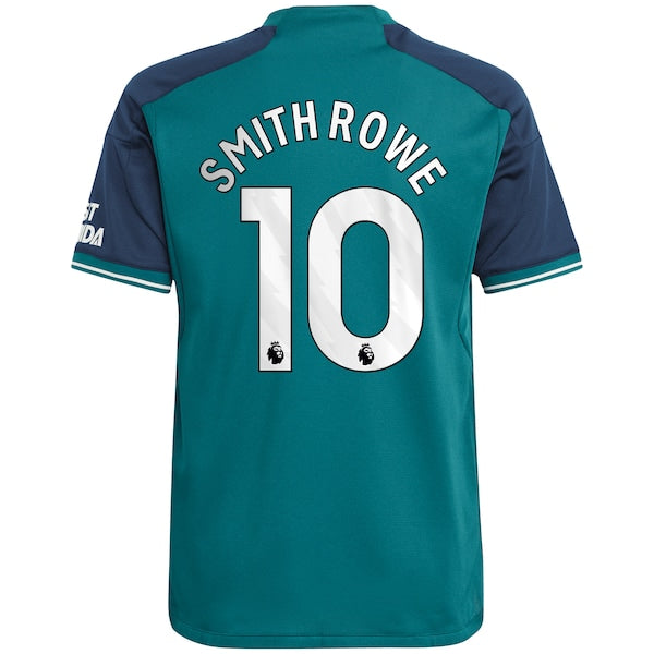 Emile Smith Rowe Arsenal adidas Youth 2023/24 Third Replica Player Jersey - Green - Image 3