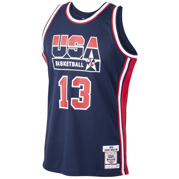 Chris Mullin USA Basketball 1992 Dream Team Authentic Jersey - Navy - Image 2
