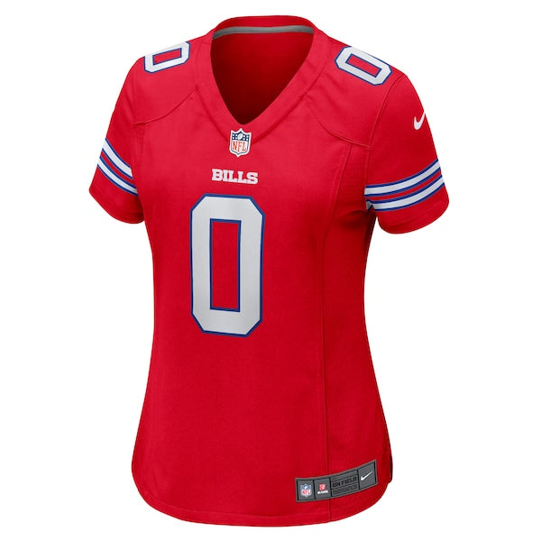 Keon Coleman Buffalo Bills Nike Women's Alternate Game Jersey - Red/Royal - Image 3