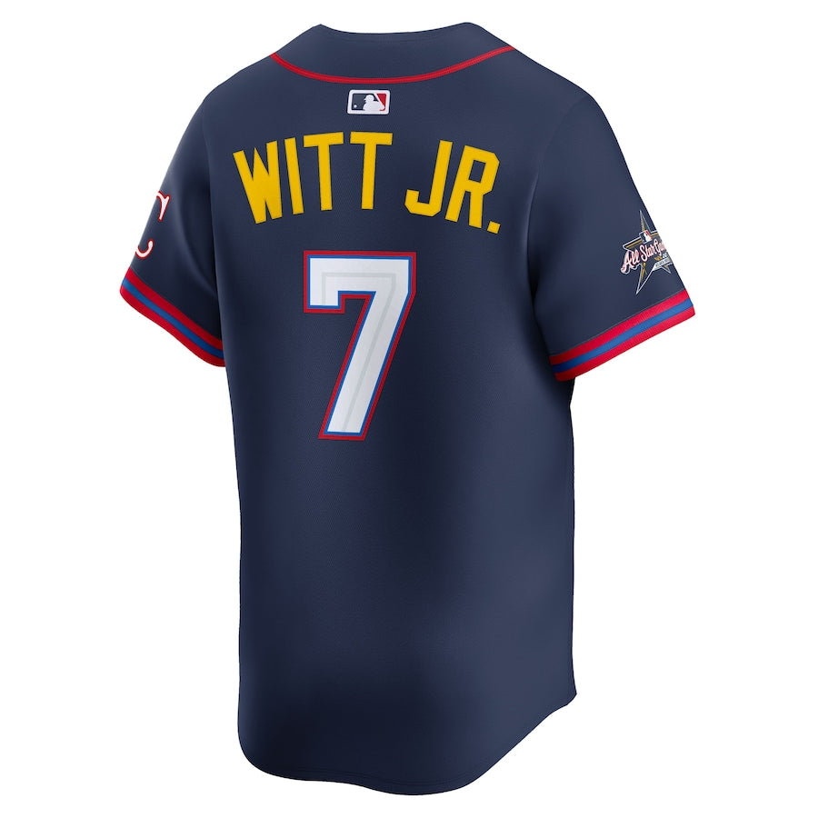 Youth Bobby Witt Jr. American League Nike 2025 MLB All-Star Game Limited Player Jersey - Navy - Image 3
