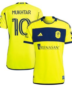 Alternative view of Hany Mukhtar Nashville SC adidas 2024 The 615 Kit Authentic Player Jersey - Yellow