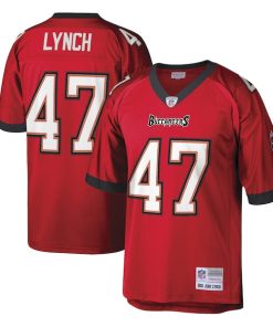Alternative view of John Lynch Tampa Bay Buccaneers Legacy Replica Jersey - Red/Orange