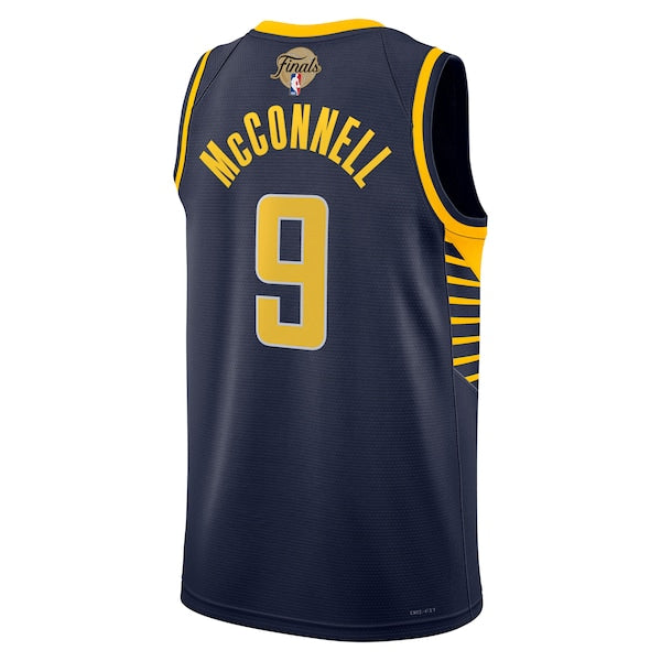 T.J. McConnell Indiana Pacers Nike Unisex 2025 NBA Finals Swingman Jersey - Icon Edition - Navy - Image 3