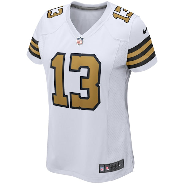 Michael Thomas New Orleans Saints Nike Women's Alternate Game Jersey - White/Black - Image 3