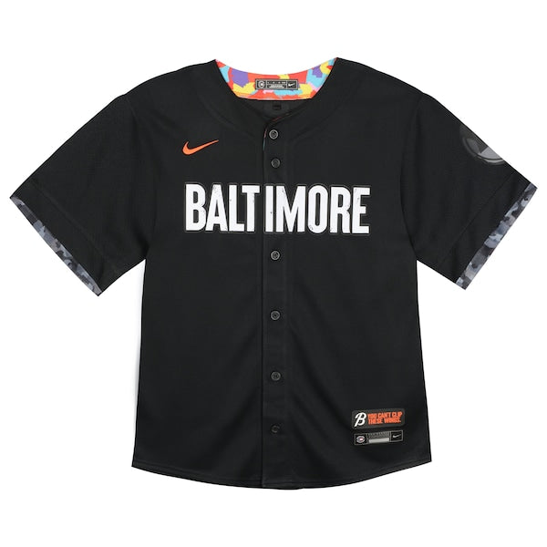 Baltimore Orioles Nike Toddler City Connect Limited Jersey - Black - Image 2