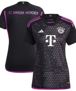 Bayern Munich adidas Women's 2023/24 Away Replica Jersey - Black