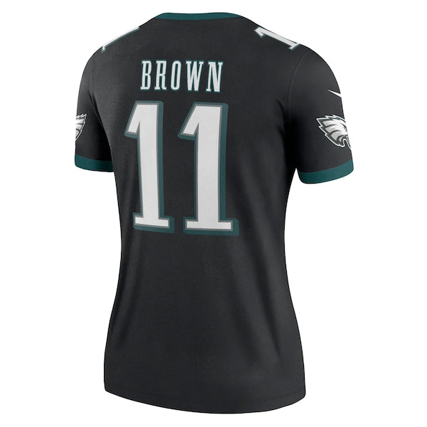 A.J. Brown Philadelphia Eagles Nike Women's Legend Jersey - Black - Image 3
