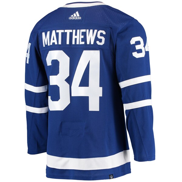 Auston Matthews Toronto Maple Leafs adidas Home Primegreen Authentic Player Jersey - Blue - Image 3