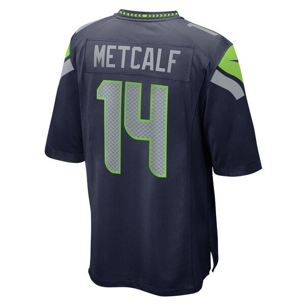 DK Metcalf Seattle Seahawks Nike Game Jersey - College Navy - Image 4