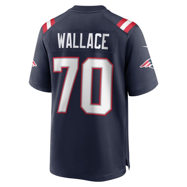 Caedan Wallace New England Patriots Nike Game Jersey - Navy - Image 4