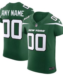 New York Jets Nike Vapor F.U.S.E. Elite Custom Jersey - Gotham Green